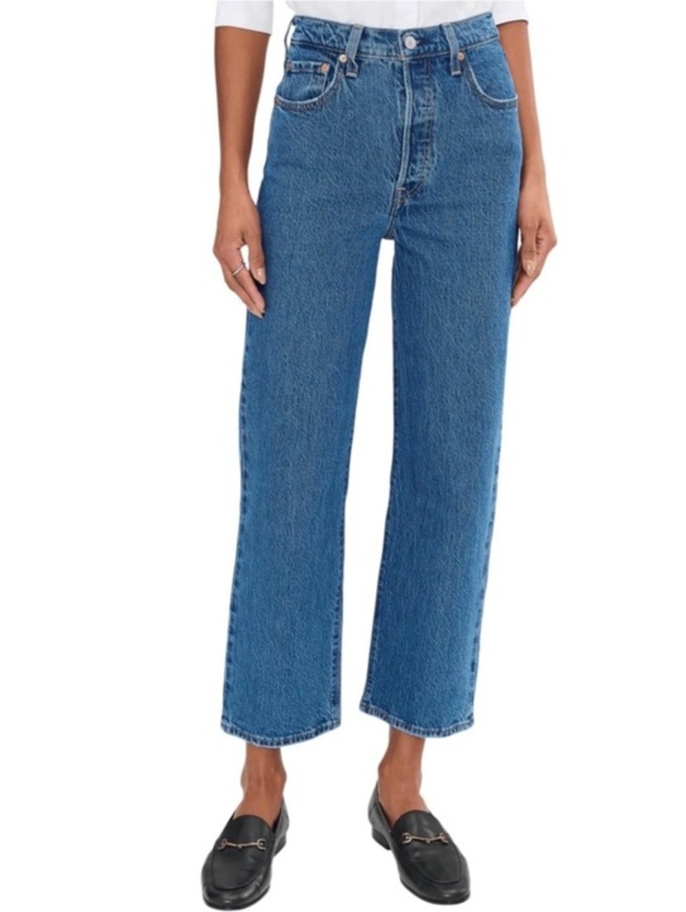 Levi's Premium Ribcage Straight Leg Jeans Size 30